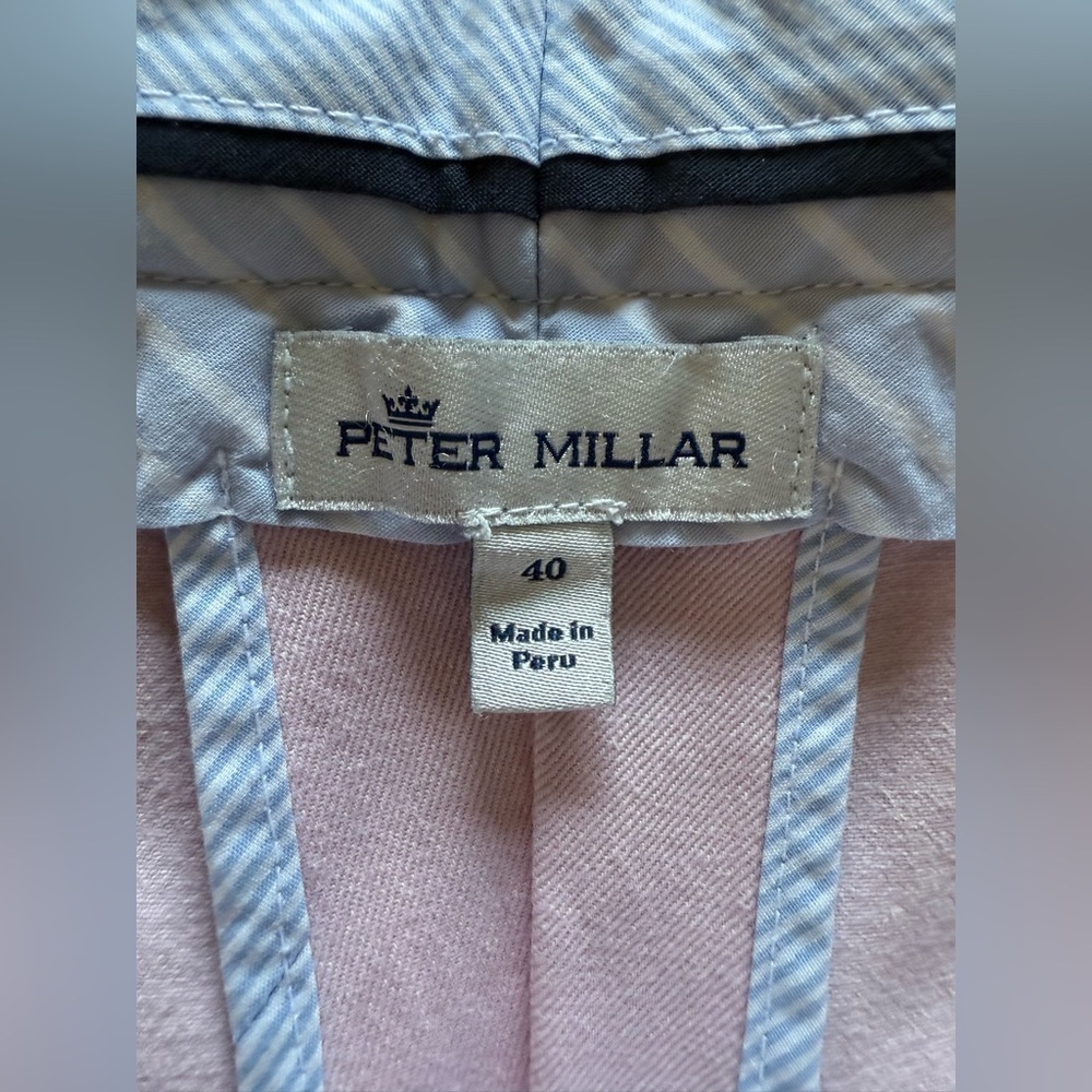 Peter Millar Men’s Pink Crown Soft Touch Shorts - Size 40 - Picture 5 of 7